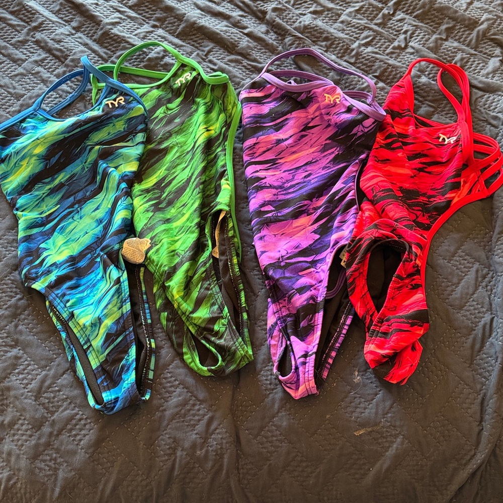 TYR Vibrant Swirl Swimsuit Quad